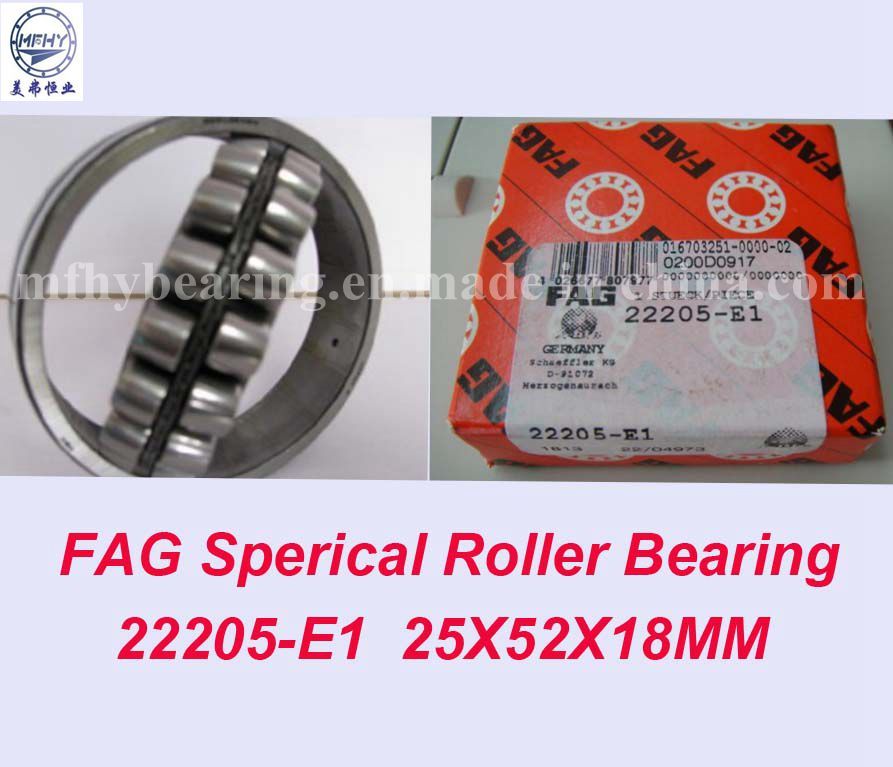 FAG Spherical Roller Bearings 22205-E1 / FAG 22205-E1 