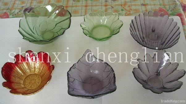 Eco-Friendly Colorful Glass Plate for Tableware, Available in Various Colors