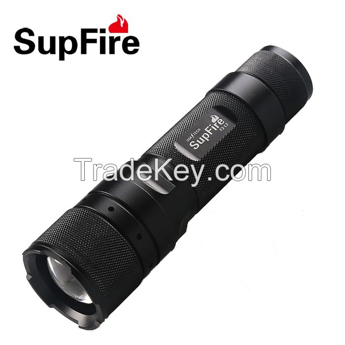 SupFire mini rechargeable zoom powerful  led flashlight
