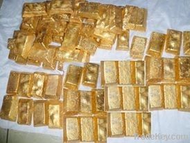 Pure Raw Gold in Dust Form, Gold Dore Bars