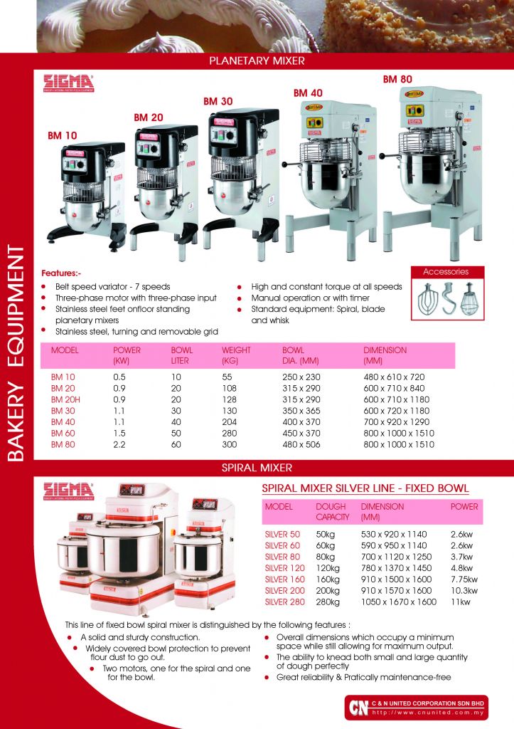 BAKERY EQUIPMENT