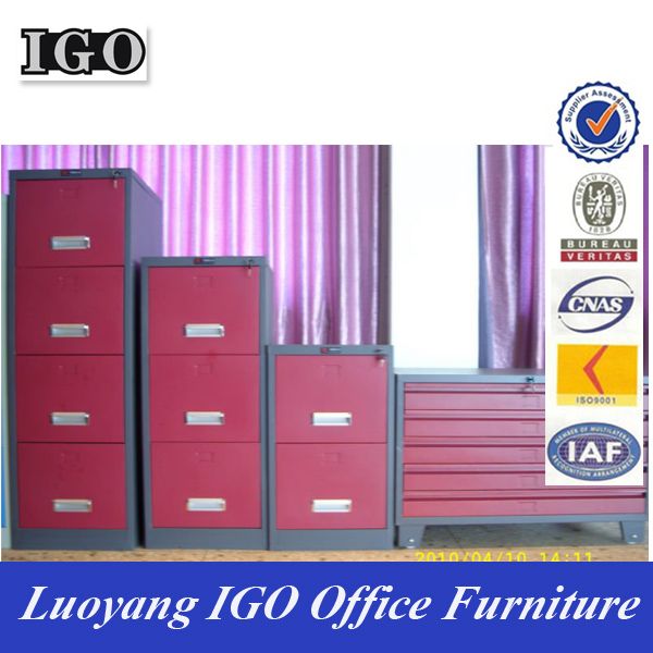 IGO 4 drawer steel filing cabinet factory