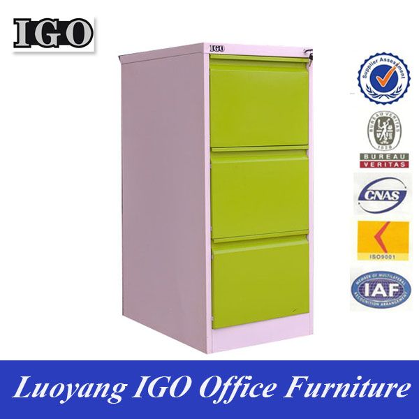 IGO 3 drawer filing cabinet factory