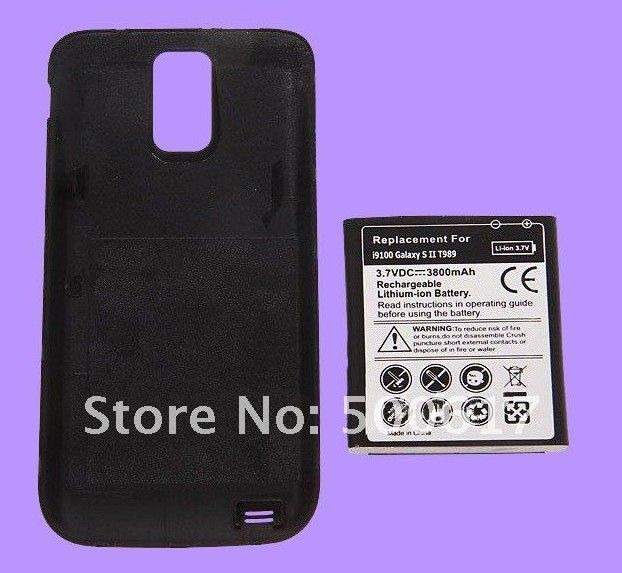High Quality 3.7V 3800mAh Rechargeable Extended Battery + Cover Cell phone case