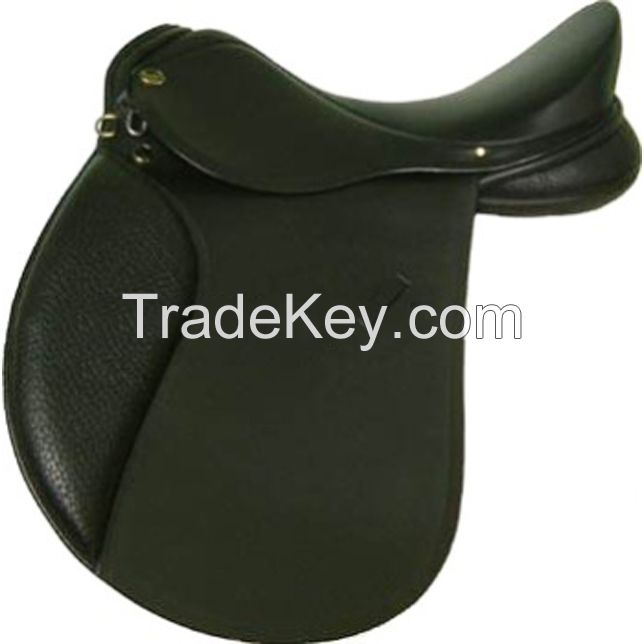 show leather jumping Horse saddle , size 12,13,14,15,16,17,18