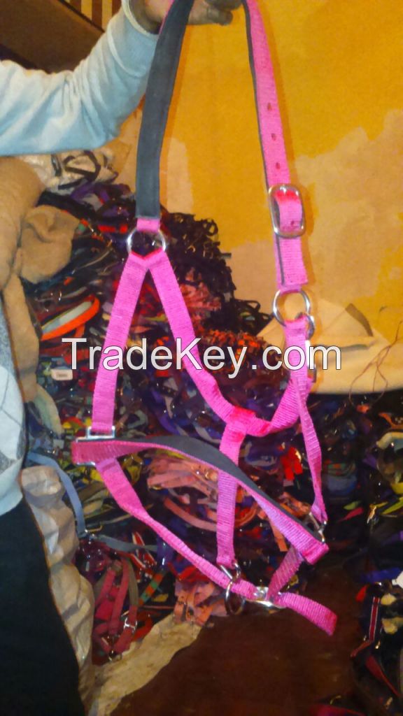 PP Horse Halters yellow, size pony cob,full