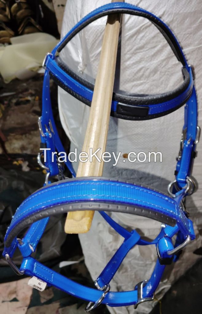 Genuine imported material Zelko bio endurance bridles Blue with complete set rust proof fitting
