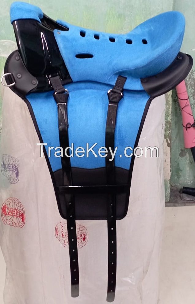 Genuine Imported Material endurance synthetic saddle purple with rust proof fittings