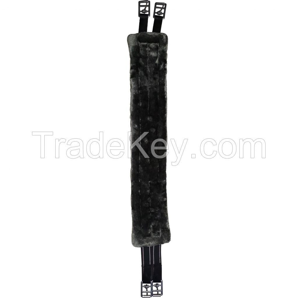 Genuine PP horse girth with mink padding 42 to 56 cm long