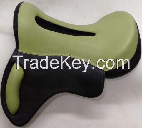 Genuine Imported Material endurance synthetic saddle red black with rust proof fittings