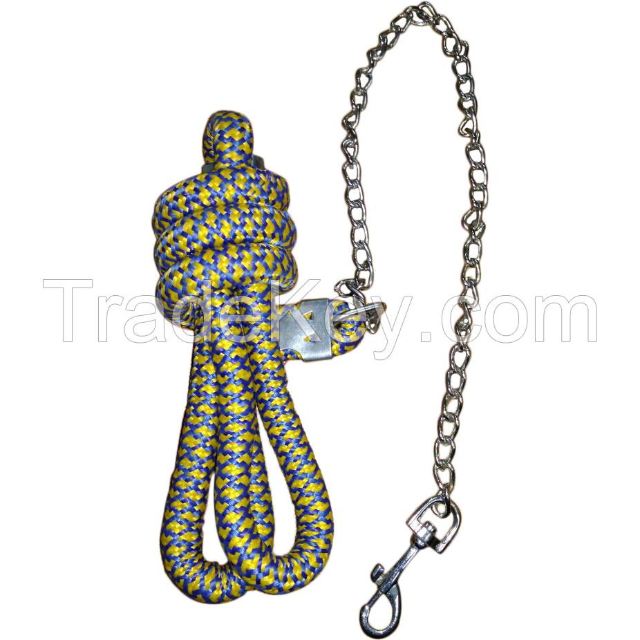 Genuine PP lead and rope 1.5 meter long with rust proof steel fitting