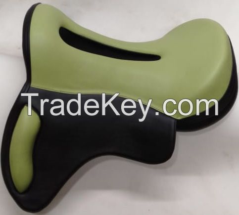 Genuine Imported Material endurance synthetic saddle green black with rust proof fittings