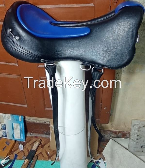 Genuine Imported Material endurance suede saddle blue with rust proof fittings