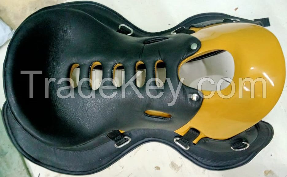 Genuine Imported Material endurance synthetic saddle blue black with rust proof fittings