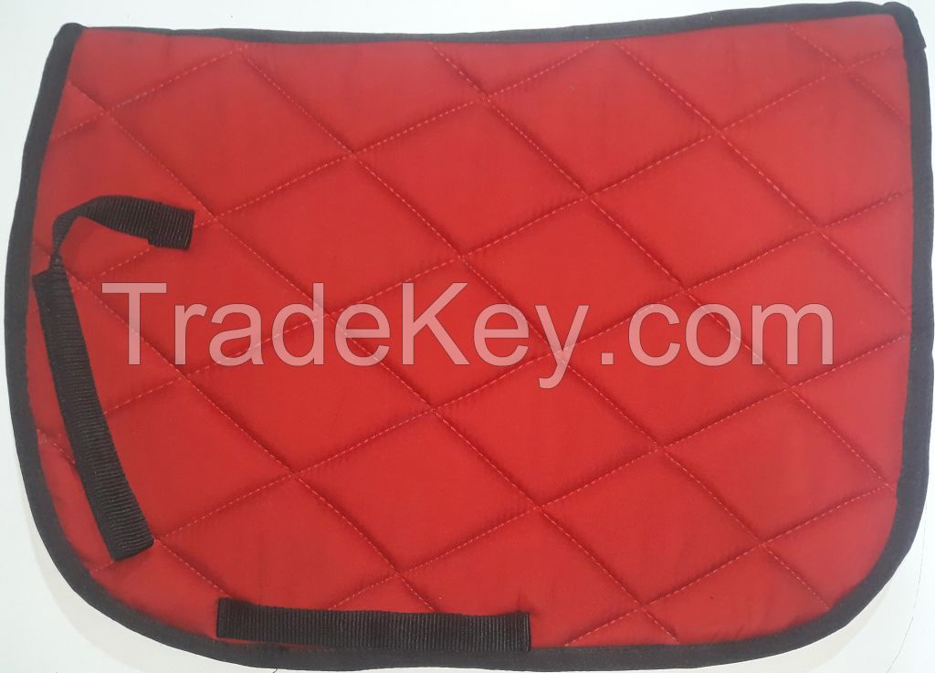 Genuine imported material dressage saddle pad for horse Dark Green