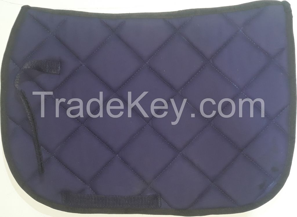 Genuine imported material dressage saddle pad for horse Dark Blue