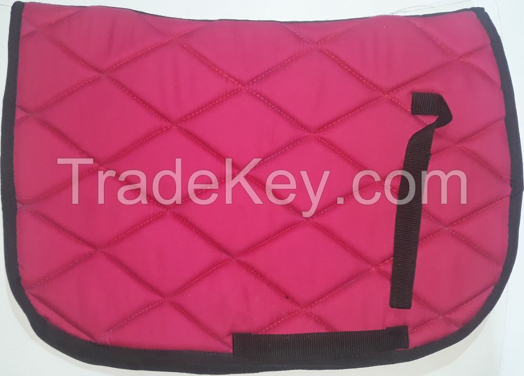 Genuine imported material dressage saddle pad for horse Dark Green