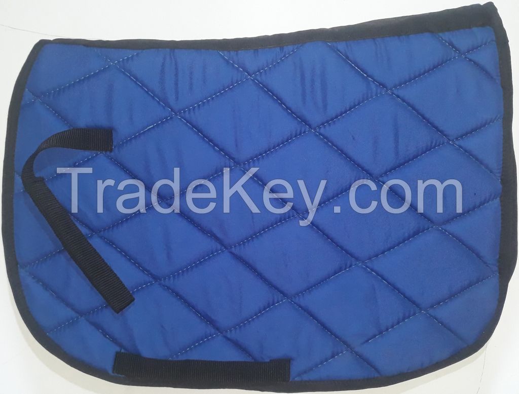 Genuine imported material dressage saddle pad for horse Dark pink
