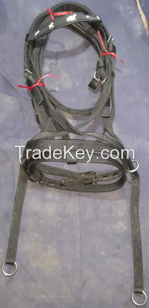 Genuine Imported PP horse bridle Black with rust proof fittings