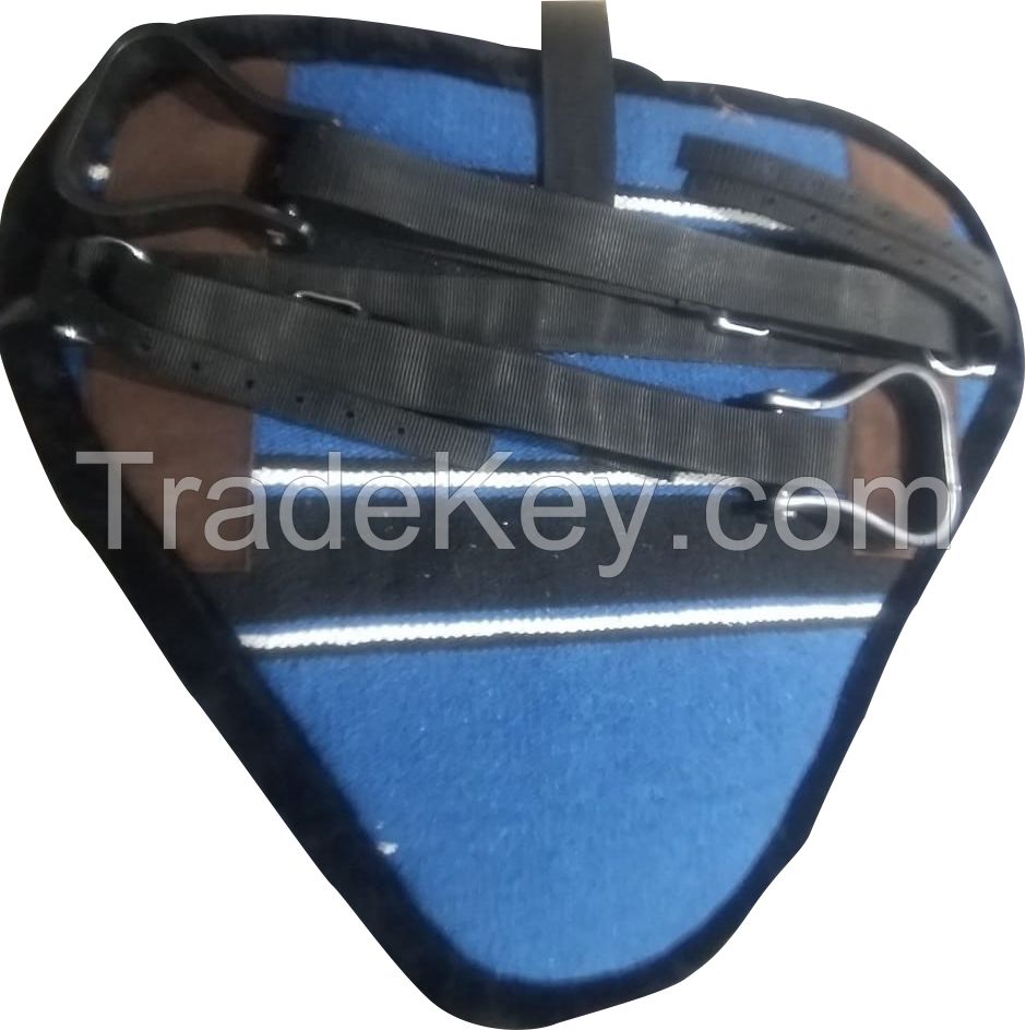 Genuine imported Acrylic bareback western saddle pad Blue 1 to 2 inch HD foam filling