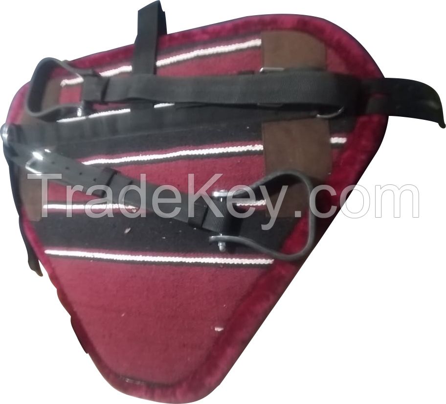 Genuine imported Acrylic bareback western saddle pad Red 1 to 2 inch HD foam filling