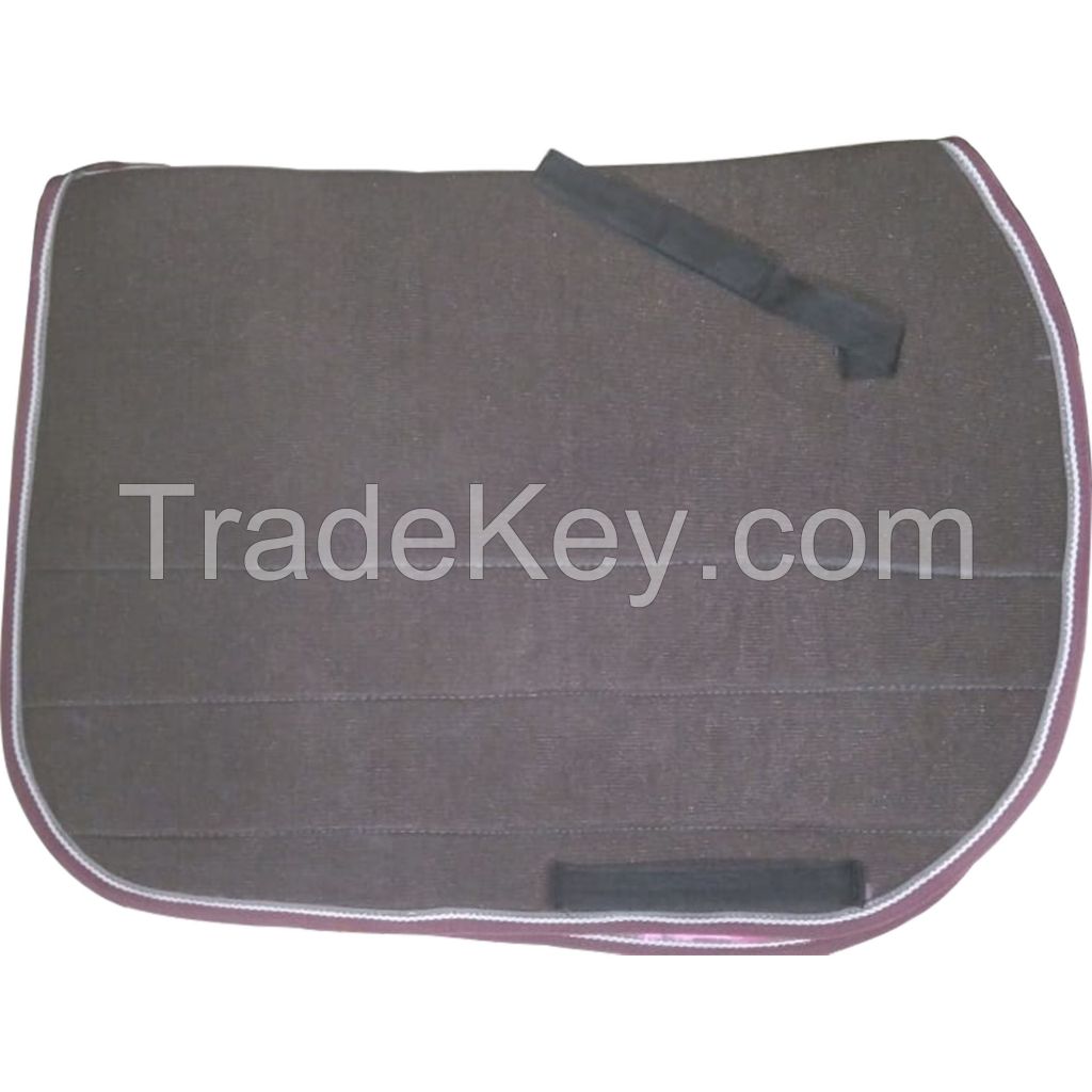 Genuine imported material dressage pink fur saddle pad for horse 