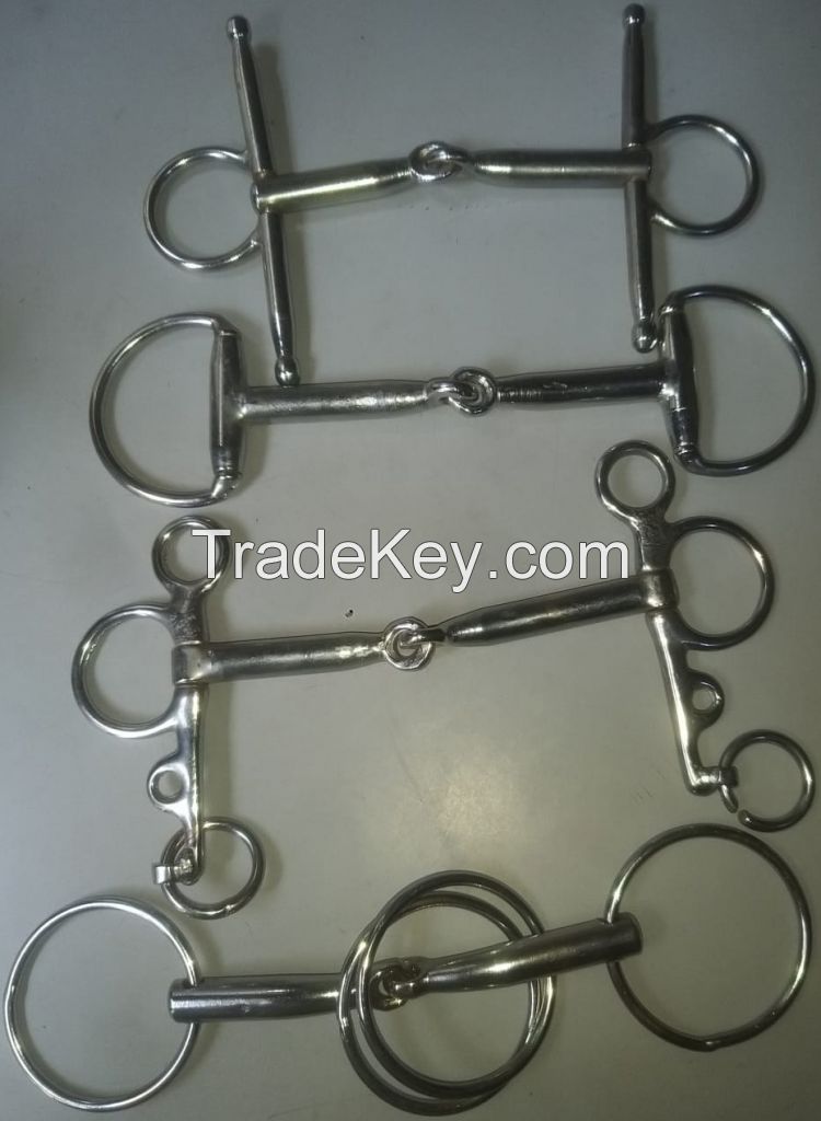 Genuine imported quality steel horse round bits 5 to 6 inch width