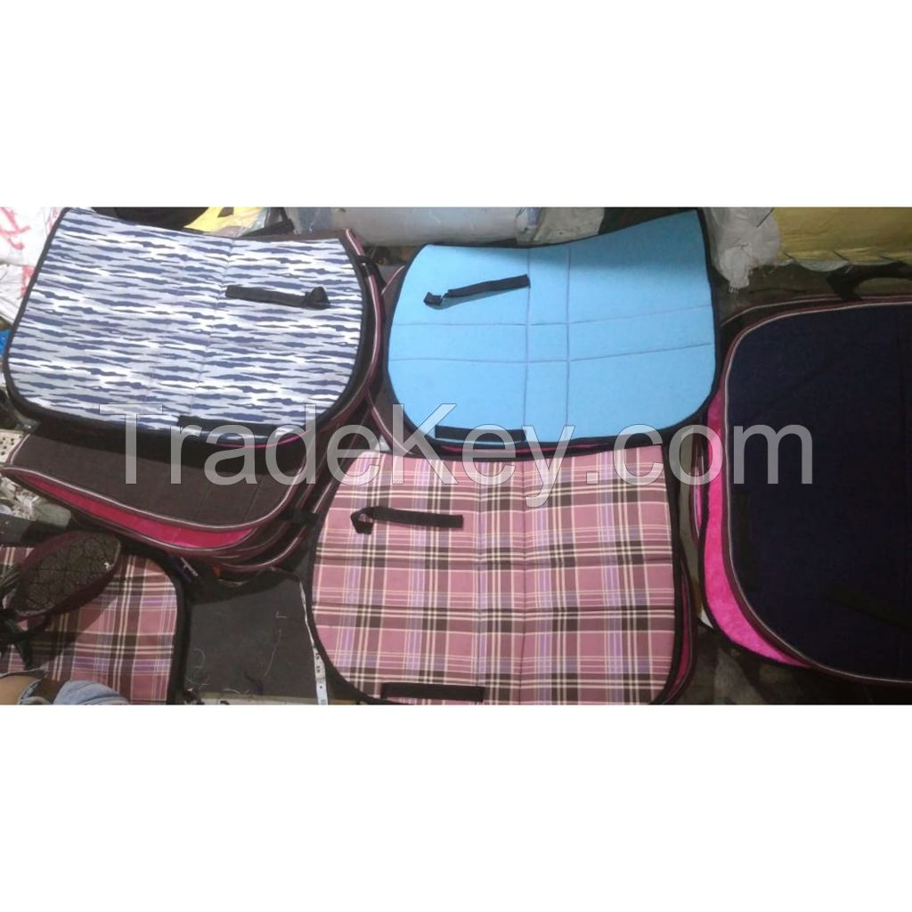 Genuine imported material dressage Navy saddle pad for horse 