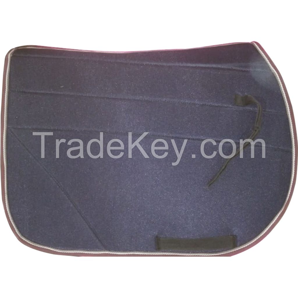 Genuine imported material dressage check printed saddle pad for horse 