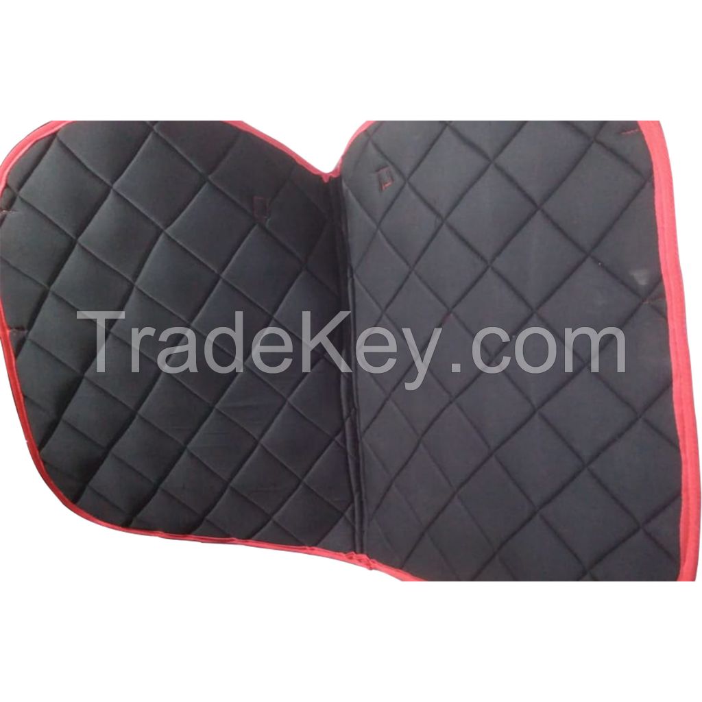 Genuine imported material dressage Black saddle pad for horse 