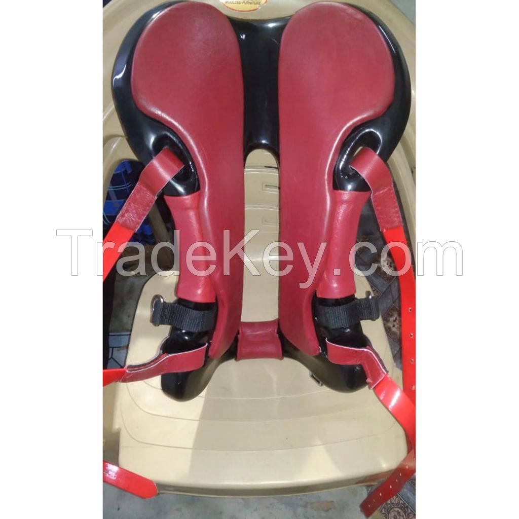 Genuine Imported Material endurance Suede saddle Red with rust proof fittings