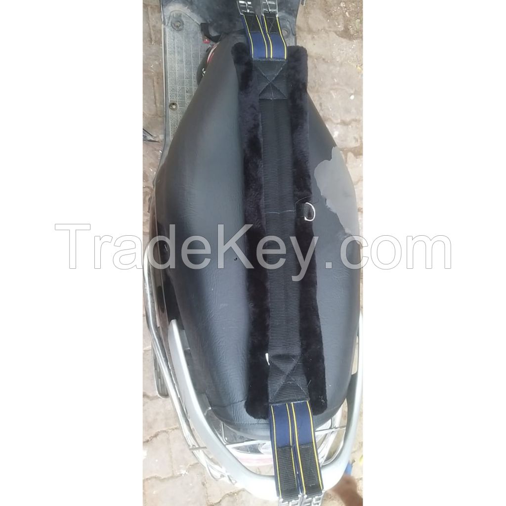 Genuine Imported PP horse black mink padding girth 42 to 56 cm long