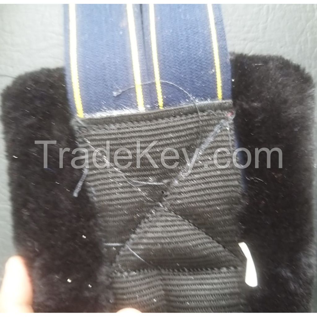 Genuine Imported PP horse black mink padding girth 42 to 56 cm long