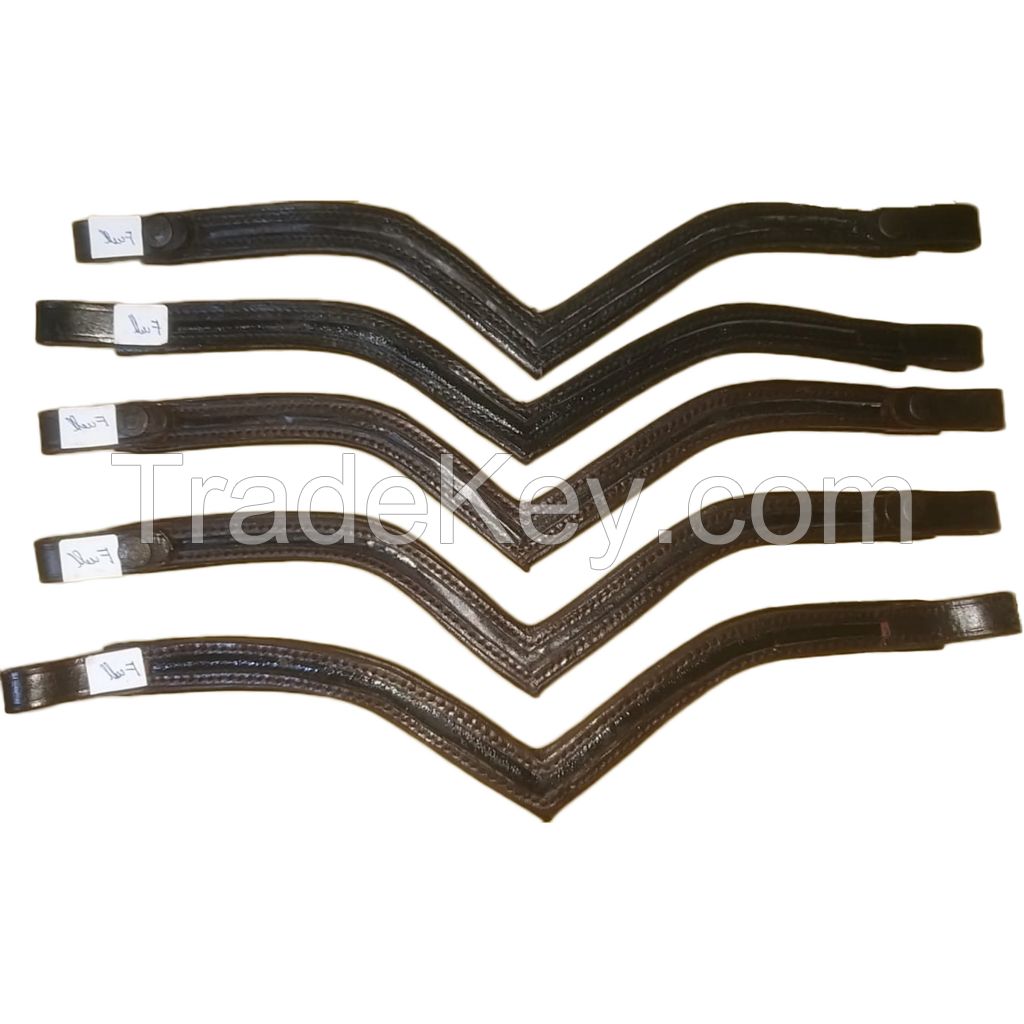 Genuine leather horse browbands, size pony,cob,full