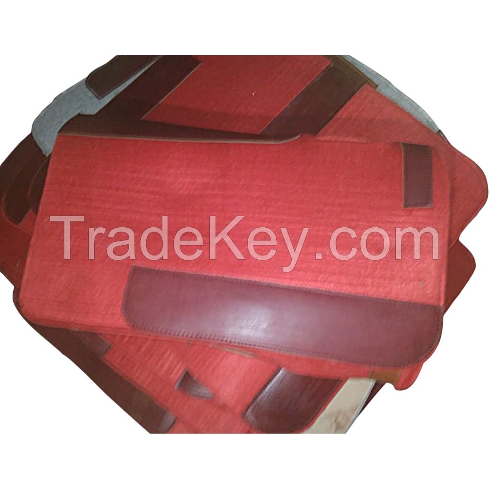 Genuine imported Felt saddle pad Red with 1 to 1.5 inch thick felt