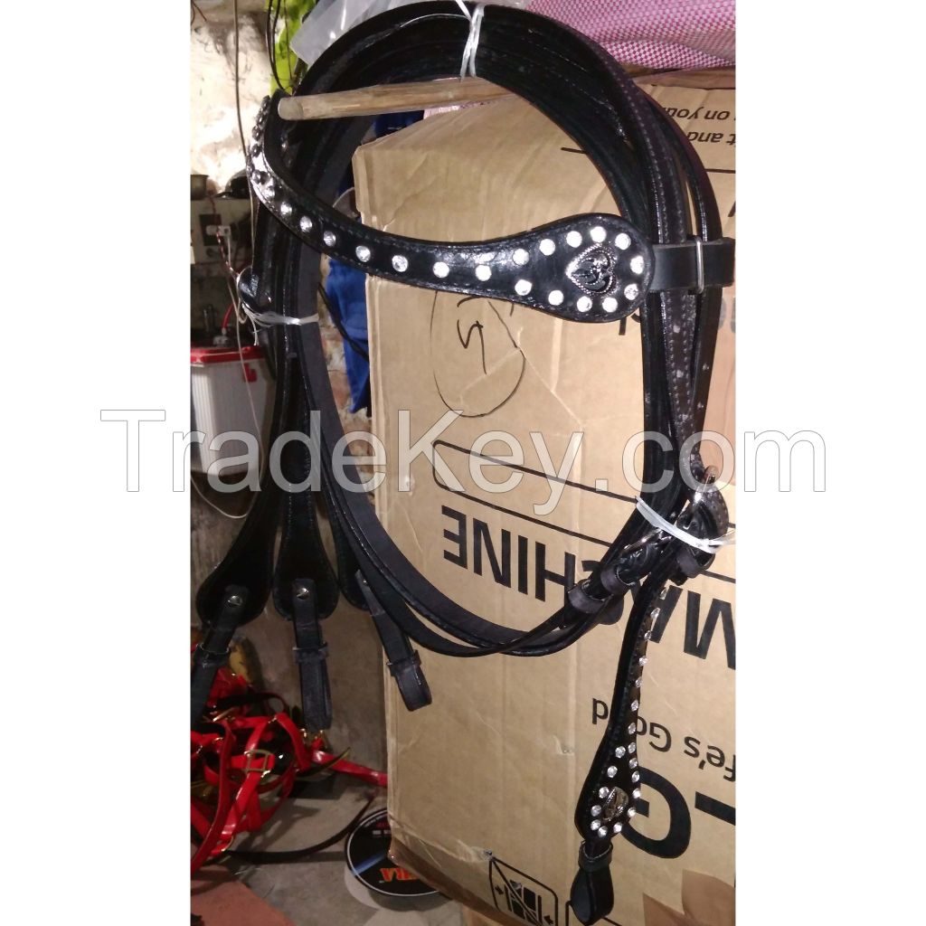 Genuine imported quality leather horse western Headstall  with rust proof fitting