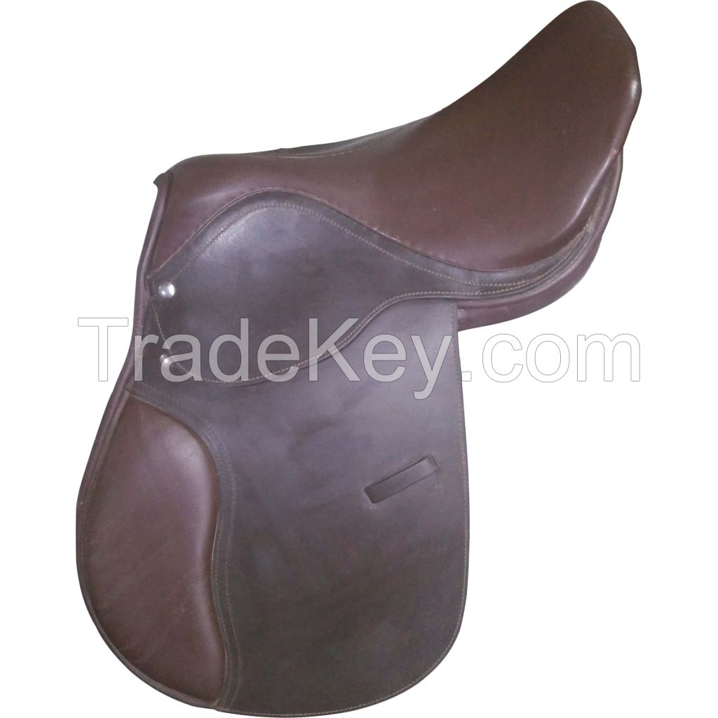 Genuine imported leather GP saddle Brown with rust proof fitting