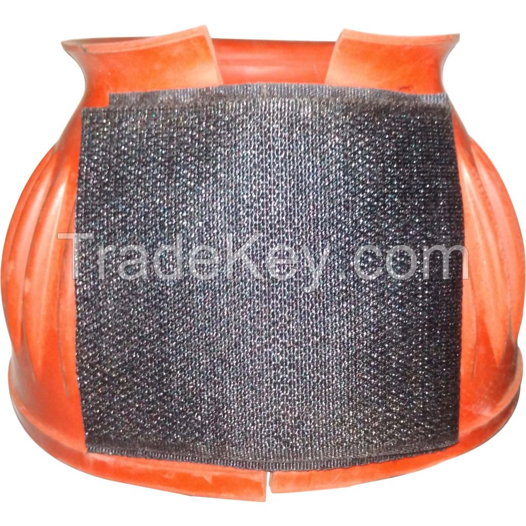 Genuine imported quality Rubber horse bell boots Orange