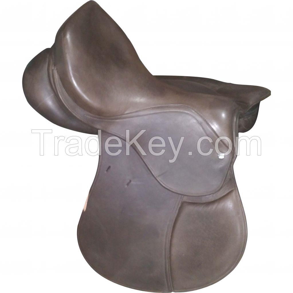 Genuine imported leather Bull CC Brown saddle with rust proof fitting