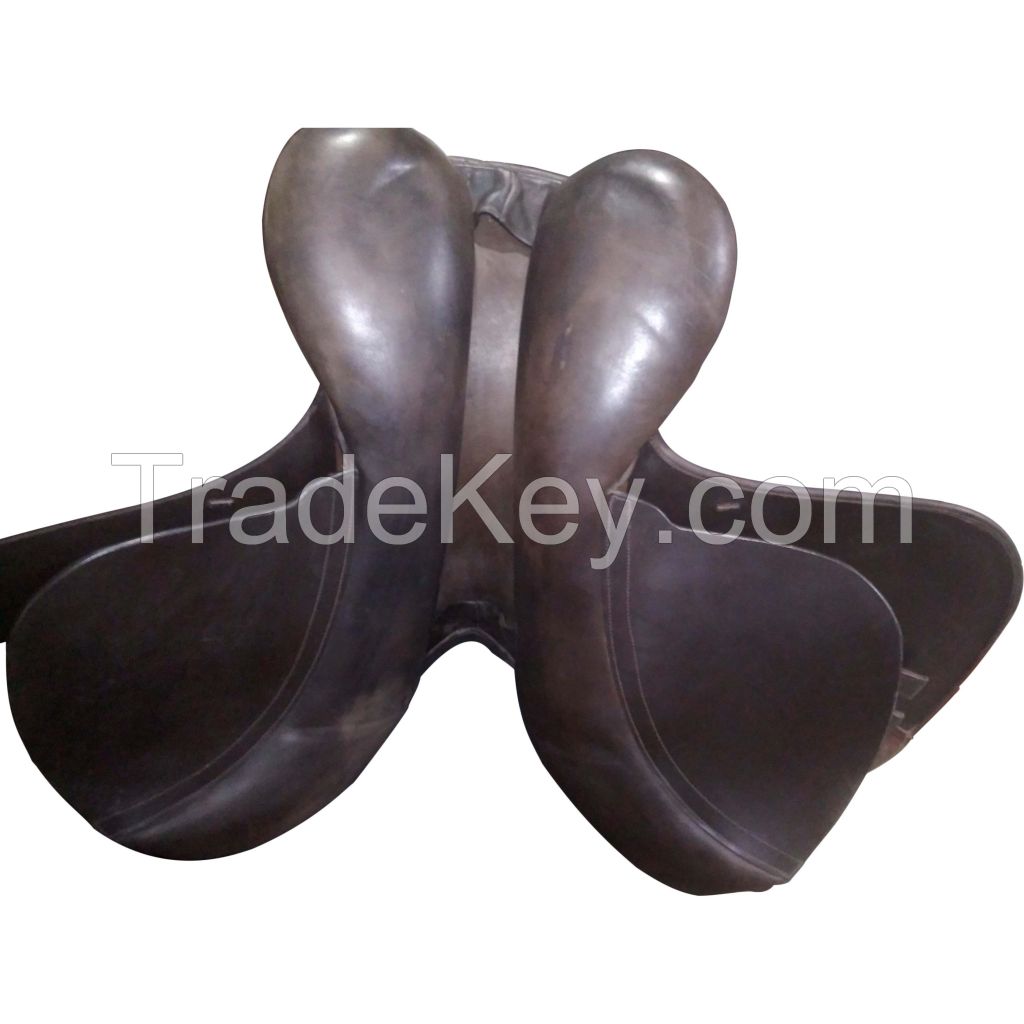Genuine imported leather Bull CC Brown saddle with rust proof fitting