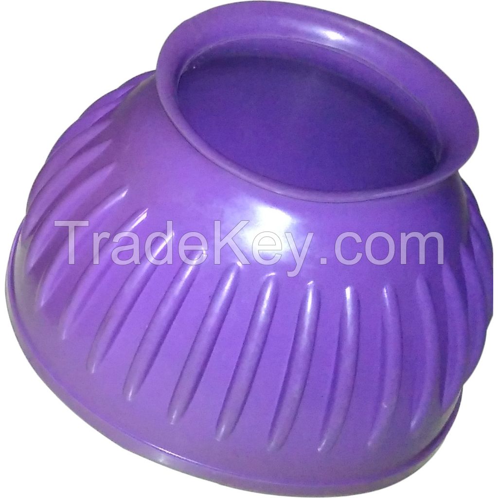 Genuine imported quality Rubber horse bell boots Purple