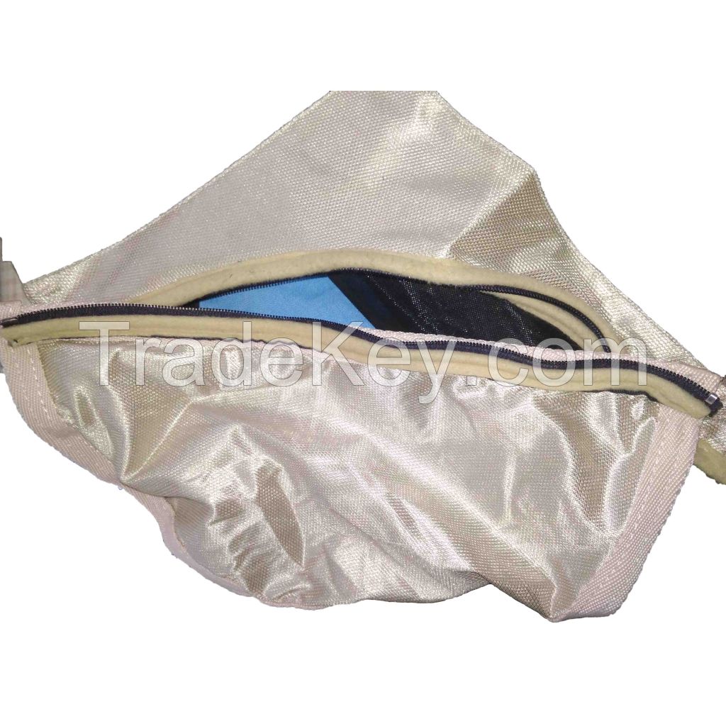 Genuine imported quality mesh neoprene fly veils for horse blue