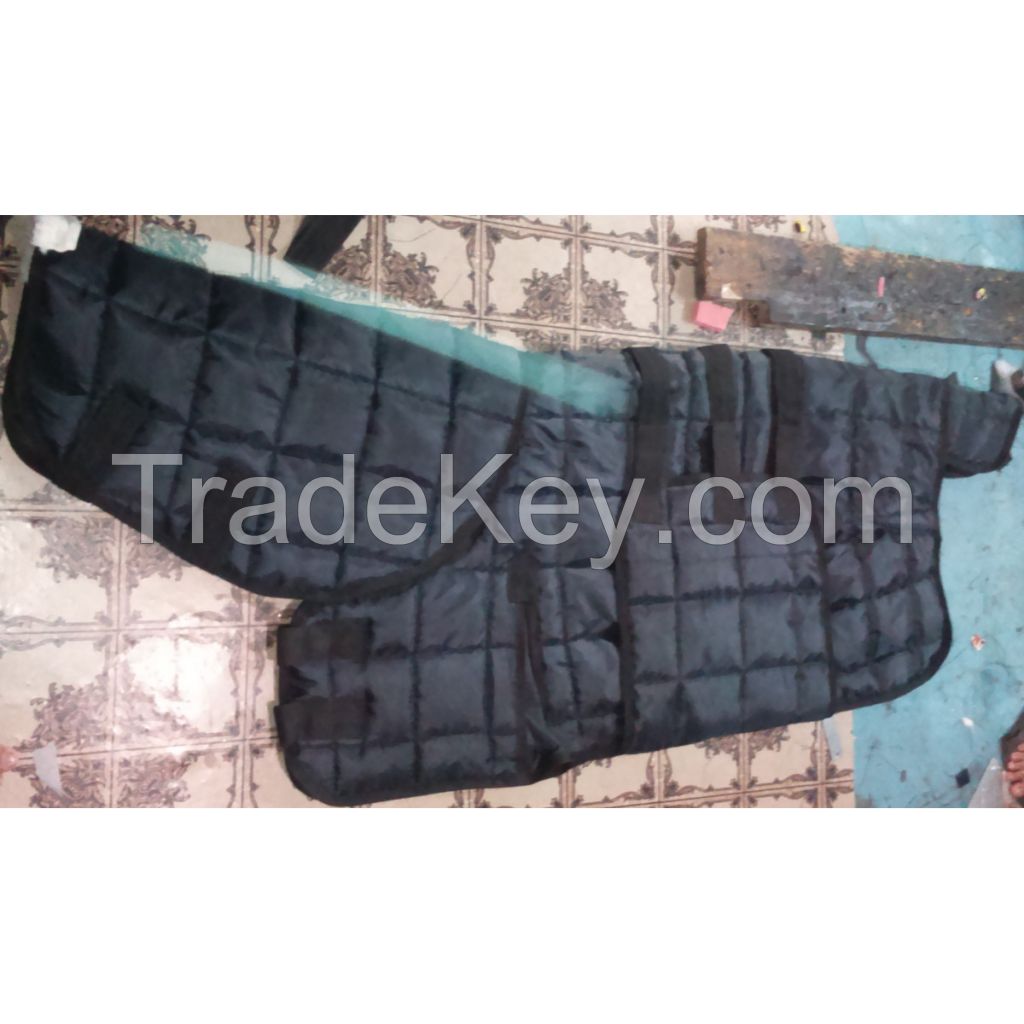 Genuine imported quality Turnout winter combo horse rugs navy with rust proof fittings 
