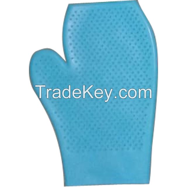 Genuine Imported quality rubber Grooming Gloves for horse 