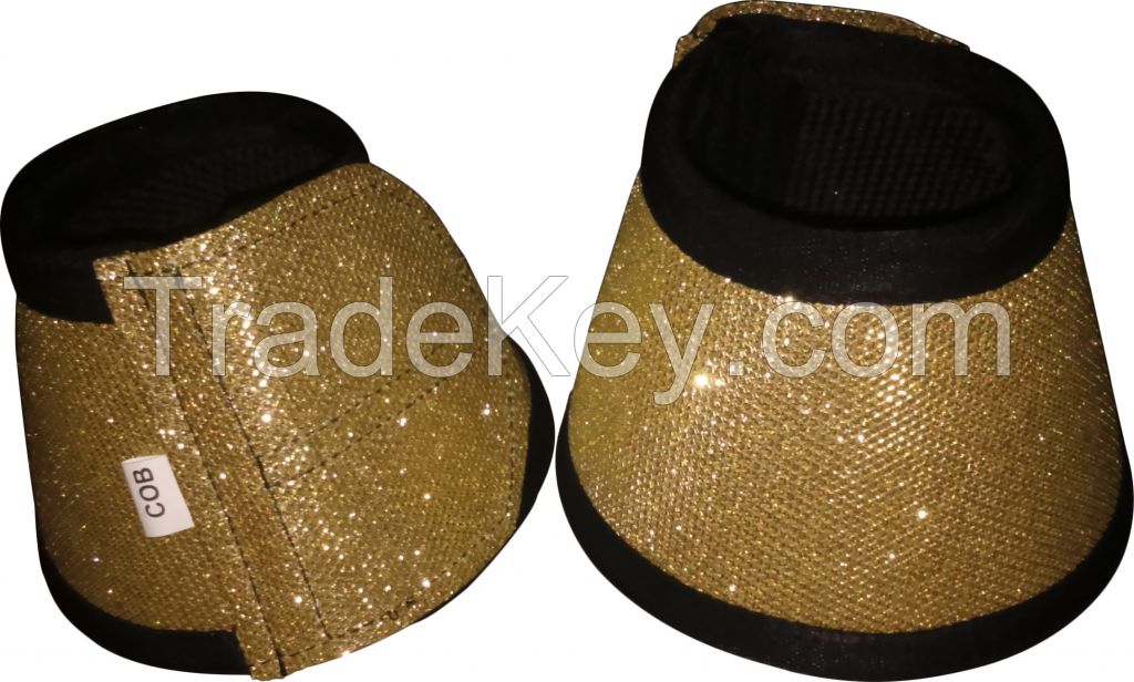 Genuine imported quality fancy designed horse Neoprene bell boots