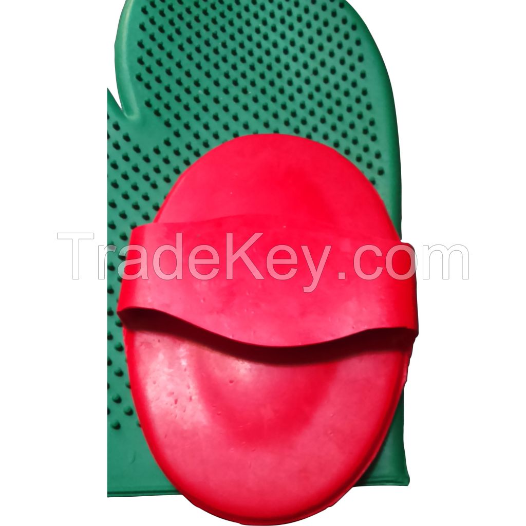 Genuine Imported quality colorful rubber horse stirrups pads Red
