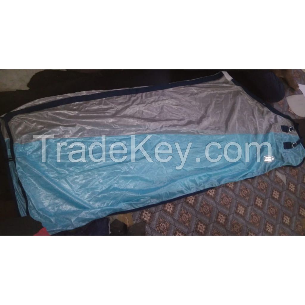 Genuine imported quality Turnout summer mesh horse rugs yellow with rust proof fittings 