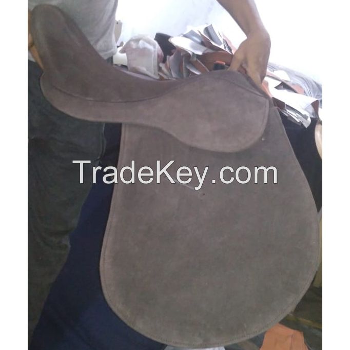 Genuine imported leather Close contact saddle Brown with rust proof fitting 