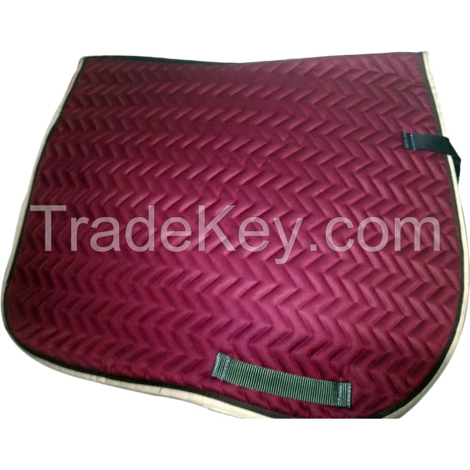 Genuine imported material Maroon dressage saddle pads for horse