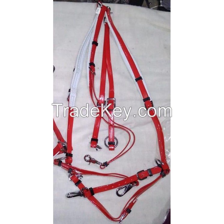 Genuine imported Quality PVC Endurance Breastplate Red with rust proof fittings